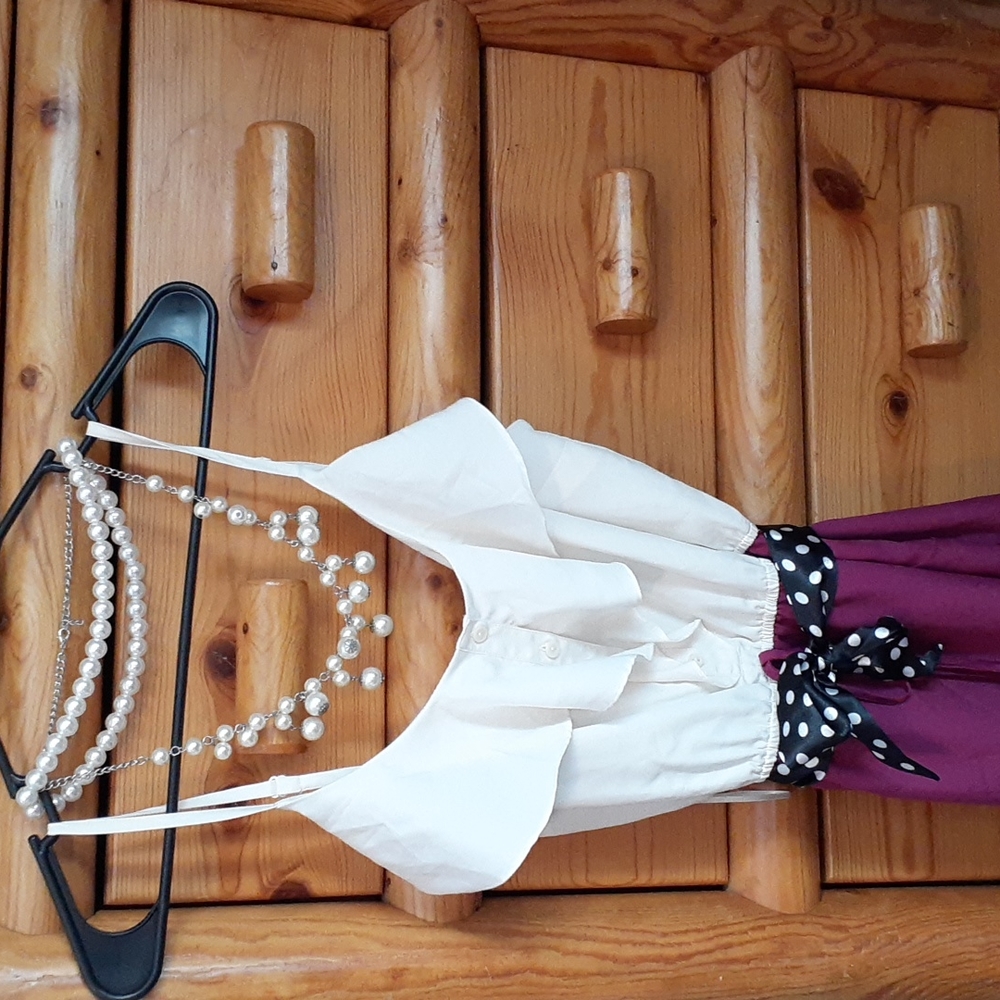 M Elle color block flowy dress